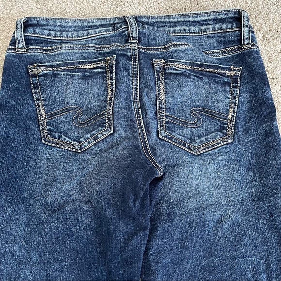Silver Jeans Co. size W29/L31  Tuesday slim boot women’s faded blue Jean - Picture 11 of 12